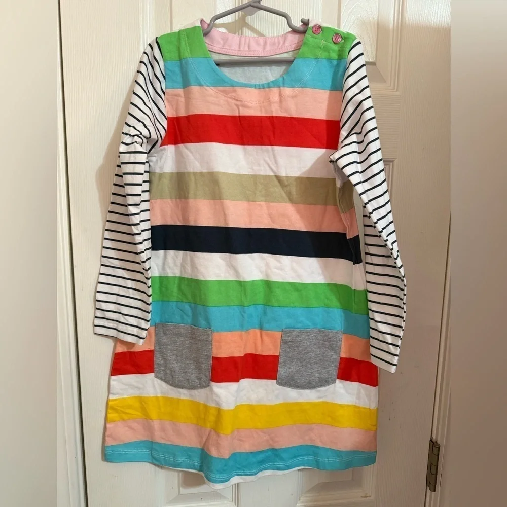 NWT Rainbow Striped Dress